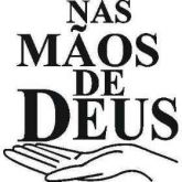adesivo nas mão de DEUS