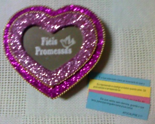 coração promessa de Glitter